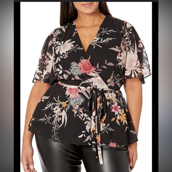 City Chic Women's Plus Size Top Tori Size 14 - Picture 1 of 6